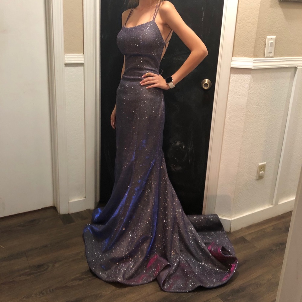 Sherri Hill electric purple 52614 prom gown